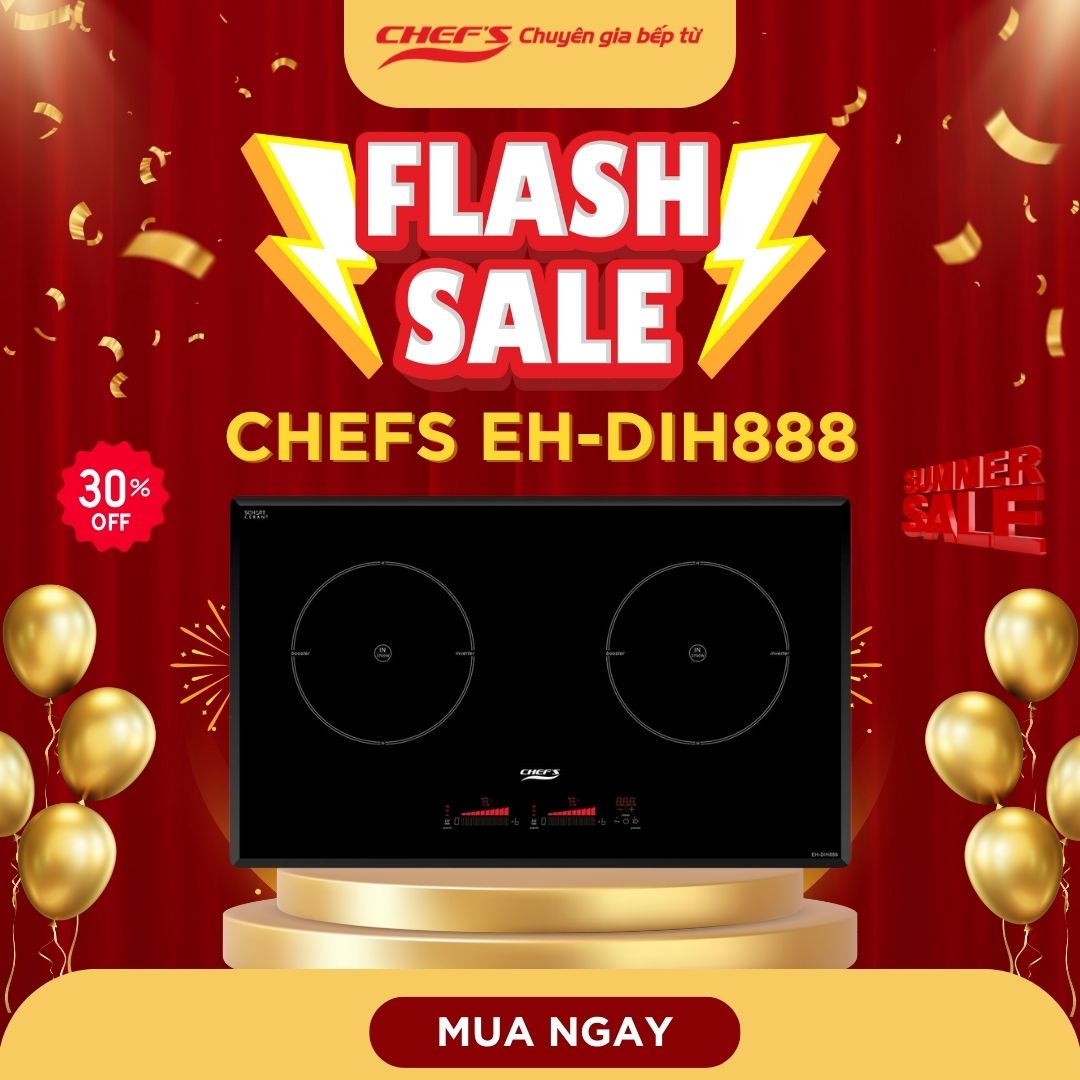 Chefs EH-DIH888 – Bếp Từ Đôi Nhập Khẩu Đức, Giảm Sốc Chưa Từng Có!
